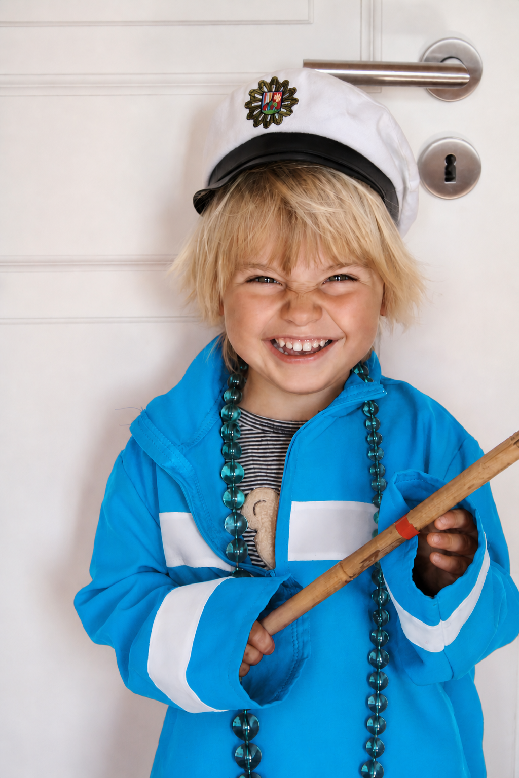 Fröhlicher Junge mit breitem, strahlendem Lächeln - Kinder und Jugendliche