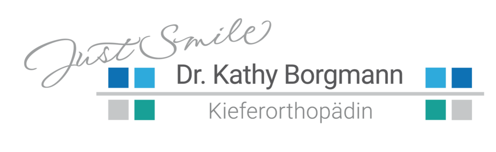 Namenslogo Dr. Kathy Borgmann, Kieferorthopädin – Just Smile